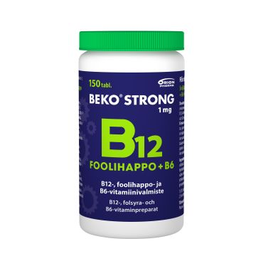 Beko Strong B12+foolihappo+B6 150 tabl