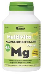 MULTIVITA MAGN.SITR+B6 LIME-SITR. 150MG 90 PURUTABL