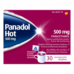 PANADOL HOT 500 mg jauhe oraaliliuosta varten 30 kpl